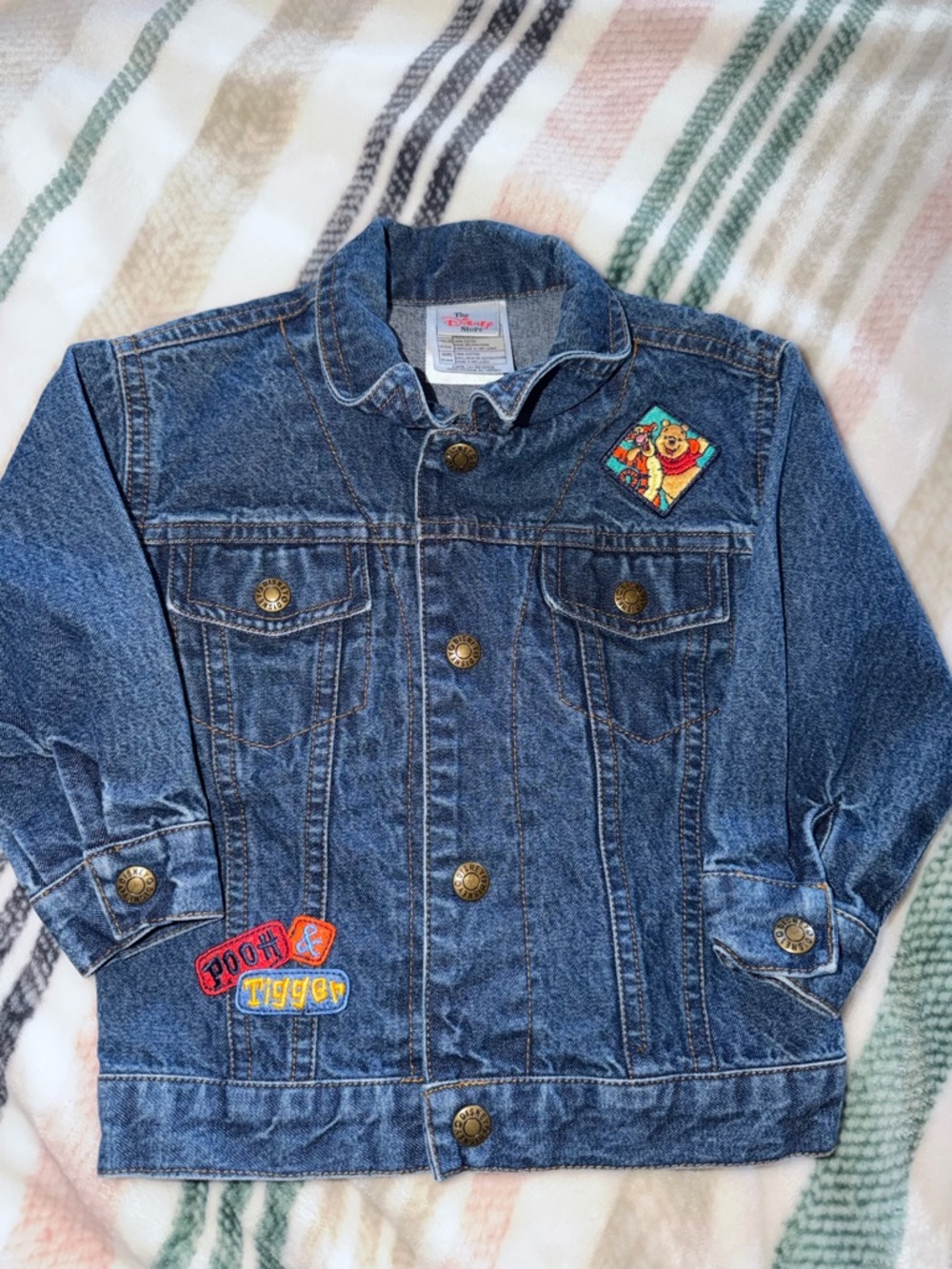 Vintage Disney Winnie The Pooh Denim Jacket